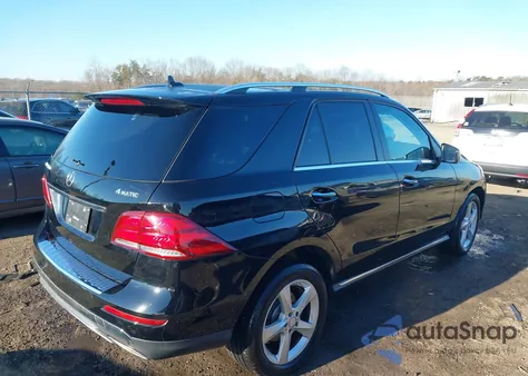 2016 Mercedes-Benz Gle 350 4Matic z USA, uszkodzony, nr VIN 4JGDA5HB5GA652260